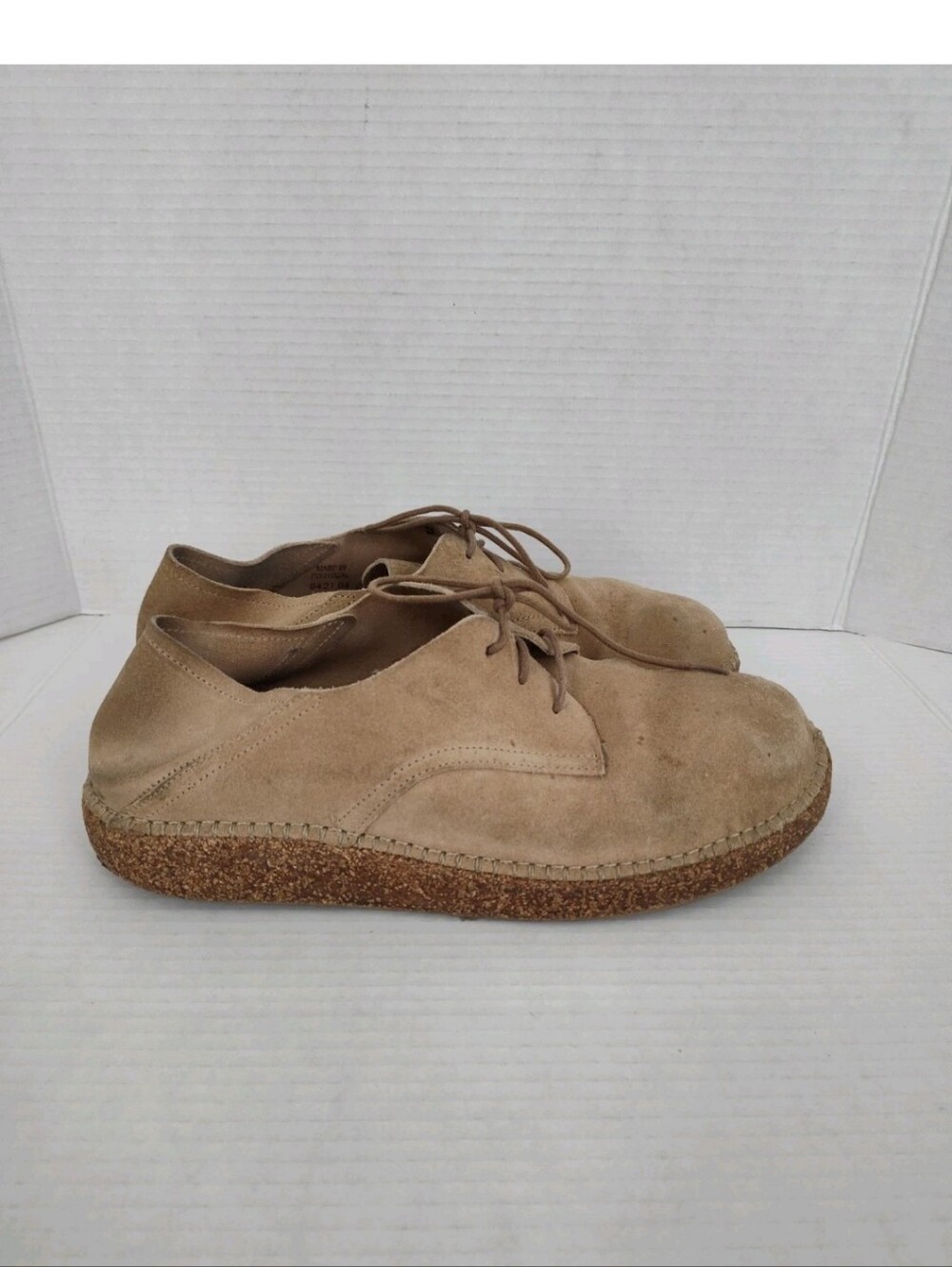 Birkenstock Men’s Gary Sand Suede Casual Oxfords Shoes Size EU 45 US 12